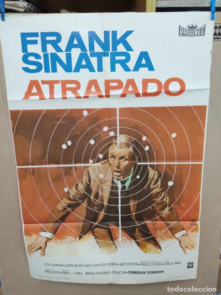 ATRAPADO FRANK SINATRA POSTER ORIGINAL 70X100 ESTRENO (Cine - Posters y Carteles - Aventura)
