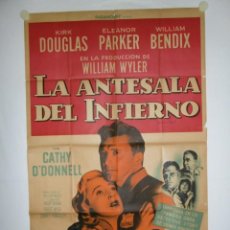 Cine: LA ANTESALA DEL INFIERNO - 110 X 75 - 1951 - LITOGRAFICO