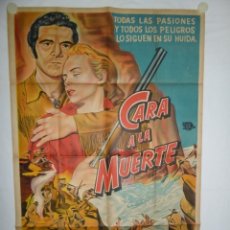 Cine: CARA A LA MUERTE - 110 X 75 - 1955 - LITOGRAFICO