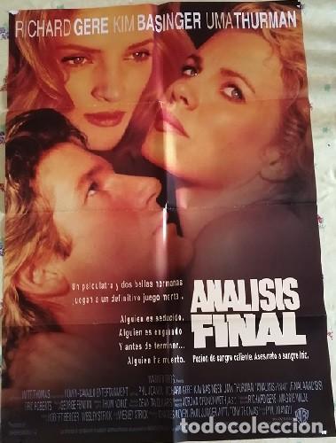 Cinema: ANALISIS FINAL. CARTEL ORIGINAL. Phil Joanou, Richard Gere, Kim Basinger, Uma Thurman, Eric Roberts