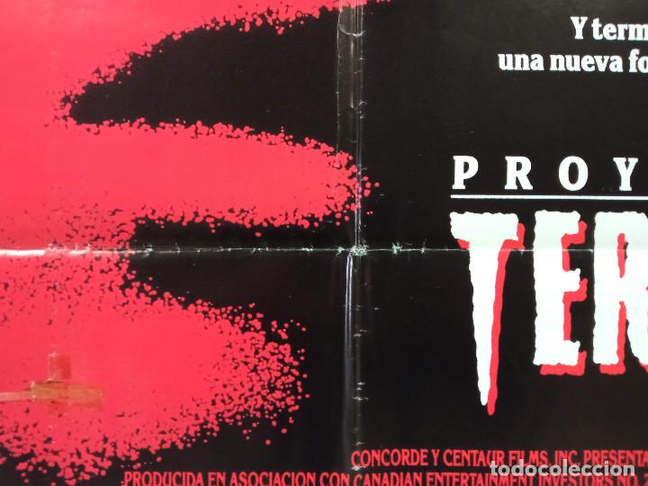 Cine: Proyecto: Terror. Michael Ironside, Corey Haim, Christopher Cary. POSTER ORIGINAL - Foto 8