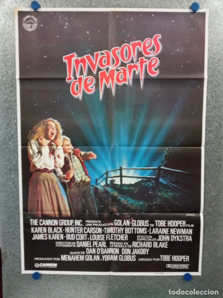 Cinema: Invasores de Marte. Hunter Carson, Karen Black. A&Ntilde;O 1986. POSTER ORIGINAL