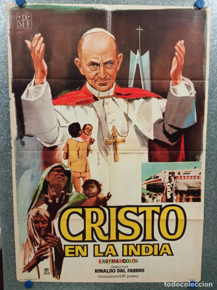 Kino: CRISTO EN LA INDIA. RINALDO DAL FABBRO. A&Ntilde;O 1966. POSTER ORIGINAL