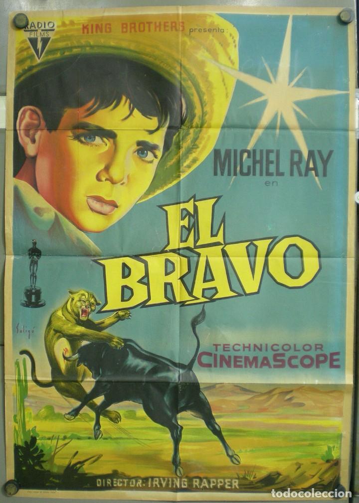 THE BRAVE ONE original 1956 movie poster MICHEL RAY/JOI LANSING