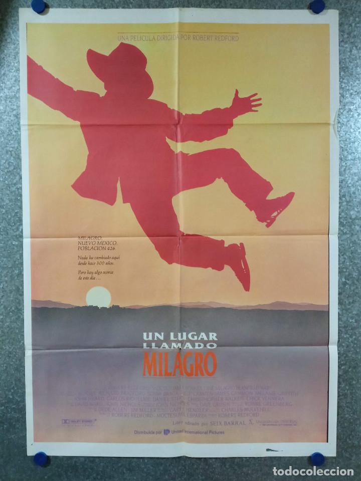 Kino: Un lugar llamado Milagro. Sonia Braga, Rub&eacute;n Blades A&Ntilde;O 1987. POSTER ORIGINAL