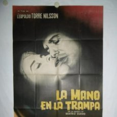 Cine: LA MANO EN LA TRAMPA - 110 X 75CM - 1961 - LITOGRAFICO