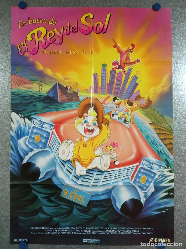 Cinema: EN BUSCA DE EL REY DEL SOL, DIBUJOS POSTER ORIGINAL