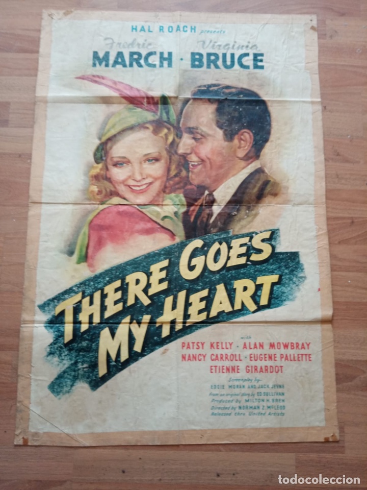 Cinema: Cartel original americano se ha perdido una millonaria.virginia bruce fredric march
