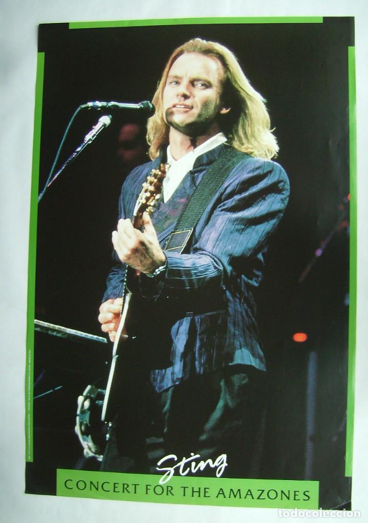 Cine: STING. P&Oacute;STER 61 X 91 cms. - Foto 1