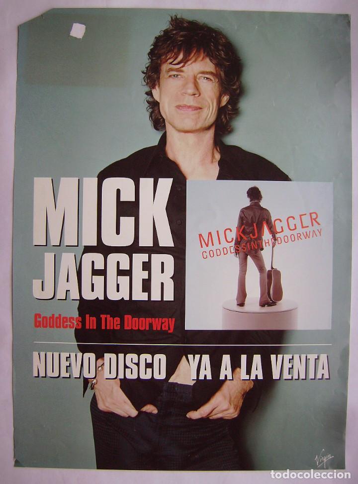 Cine: MICK JAGGER P&Oacute;STER 48,5 X 666,5 cms. - Foto 1