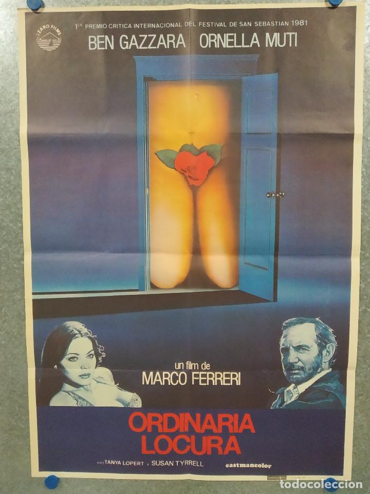 Cinema: Ordinaria locura. Ben Gazzara, Ornella Muti. A&Ntilde;O 1981. POSTER ORIGINAL