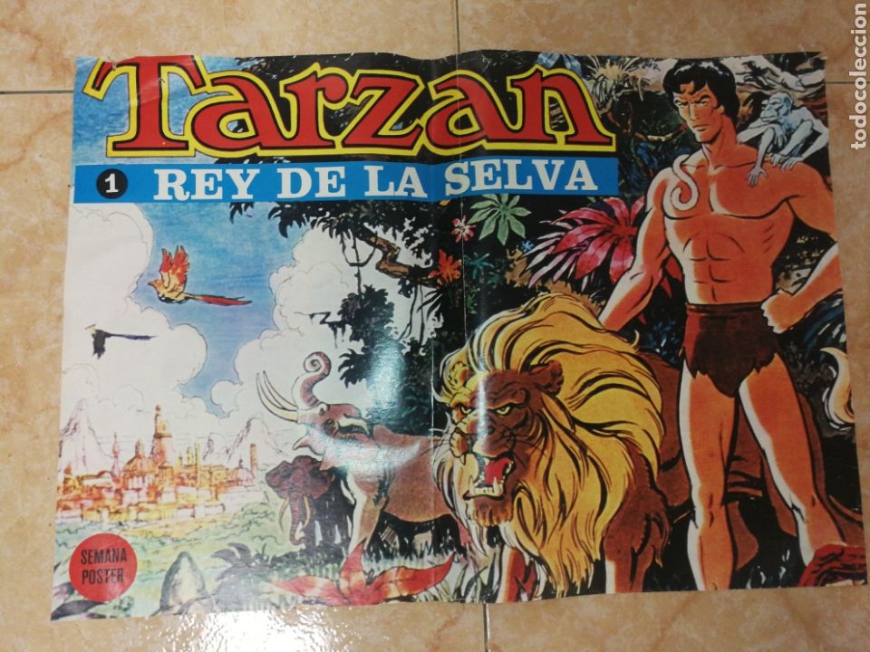 Cinema: POSTER TARZAN A&Ntilde;OS 70, 47 CM X 33 CM