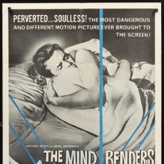 Cine: EL EXTRAÑO CASO DEL DOCTOR LONGMAN - THE MIND BENDERS - 1963 - DIRK BOGARDE - POSTER ORIGINAL USA. Lote 230952990