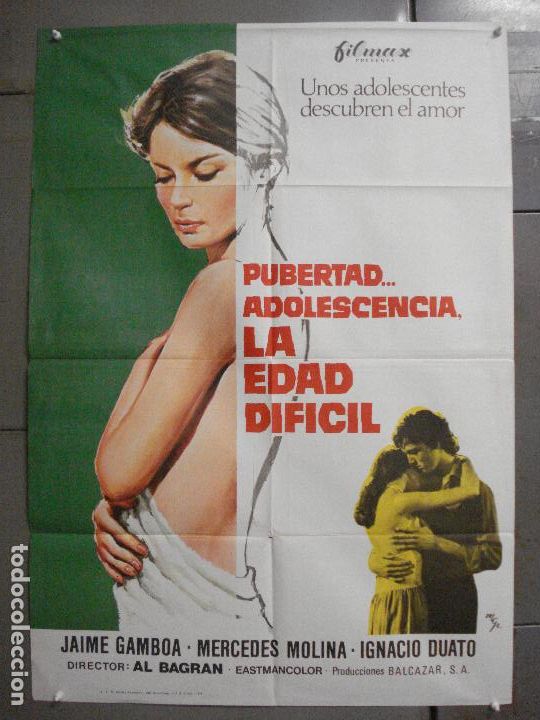 Cinema: CDO 7899 PUBERTAD ADOLESCENCIA LA EDAD DIFICIL NACHO DUATO POSTER ORIGINAL 70X100 ESTRENO