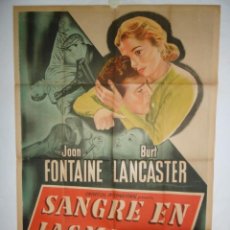 Cine: SANGRE EN LAS MANOS - 1948 - LITOGRAFICO - 110 X 75. Lote 231442330
