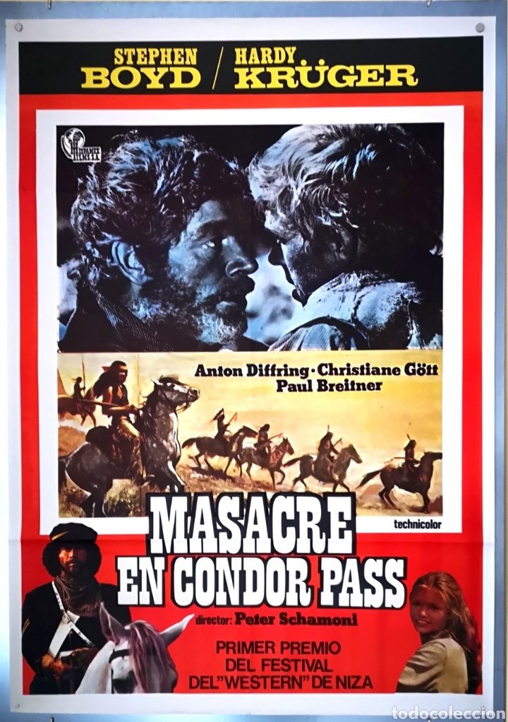Cine: MASACRE EN CONDOR PASS - 70 X 100 - (5) - Foto 1