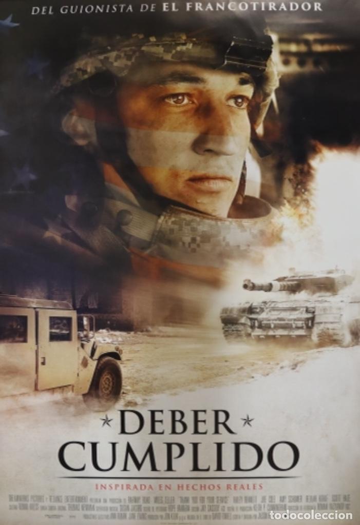 Cine: P&oacute;ster Deber cumplido