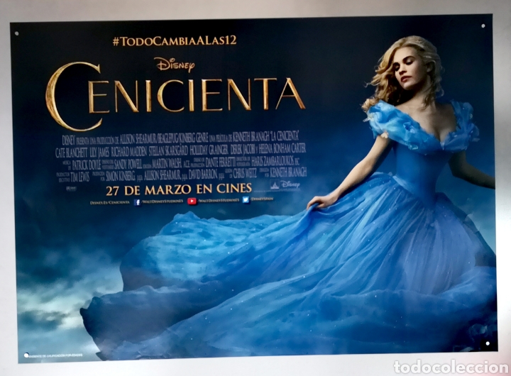 Cine: CENICIENTA - 2015 - 48 X 68 - Foto 1