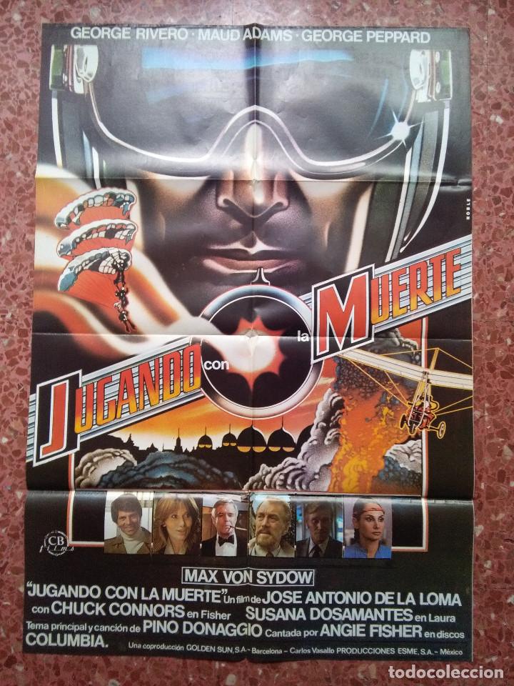 Cinema: POSTER CARTEL ORIGINAL PELICULA JUGANDO CON LA MUERTE 96X68