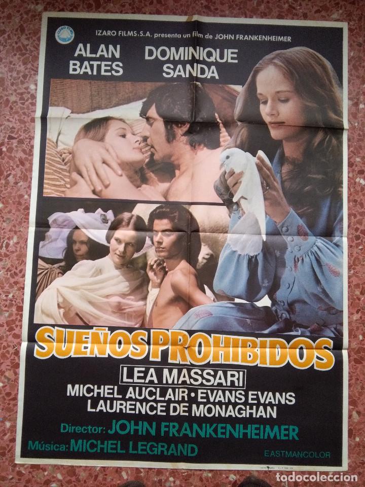 Cinema: POSTER CARTEL ORIGINAL PELICULA SUE&Ntilde;OS PROHIBIDOS 100X70