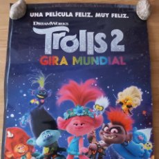 Cinema: TROLLS 2, GIRA MUNDIAL - APROX 70X100 CARTEL ORIGINAL CINE (L80 Y 86)