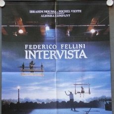 Cine: 4ER18D ENTRVISTA INTERVISTA FEDERICO FELLINI POSTER ORIGINAL FRANCES 60X80