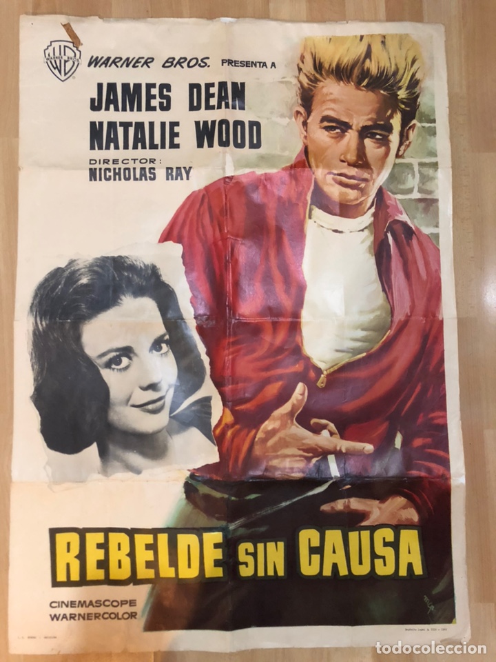 Cine: Cartel original Rebelde sin causa James Dean Natalie wood