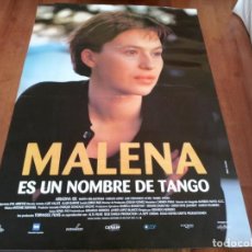 Cine: MALENA ES UN NOMBRE DE TANGO - ARIADNA GIL, MARTA BELAUSTEGUI - POSTER ORIGINAL ALTA AÑO 1995