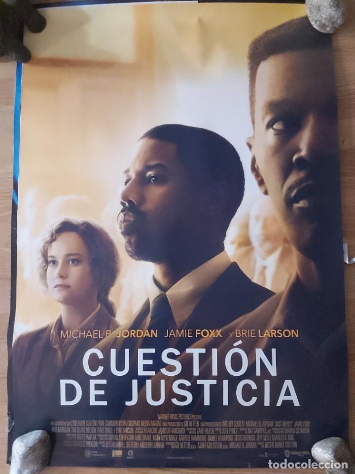 Cinema: Cuestion de justicia - aprox 70x100 Cartel ORIGINAL cine (L81)