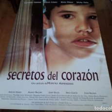 Cine: SECRETOS DEL CORAZÓN - CARMELO GÓMEZ, CHARO LÓPEZ,SILVIA MUNT,VICKY PEÑA - POSTER ORIGINAL ALTA 1997. Lote 235093110