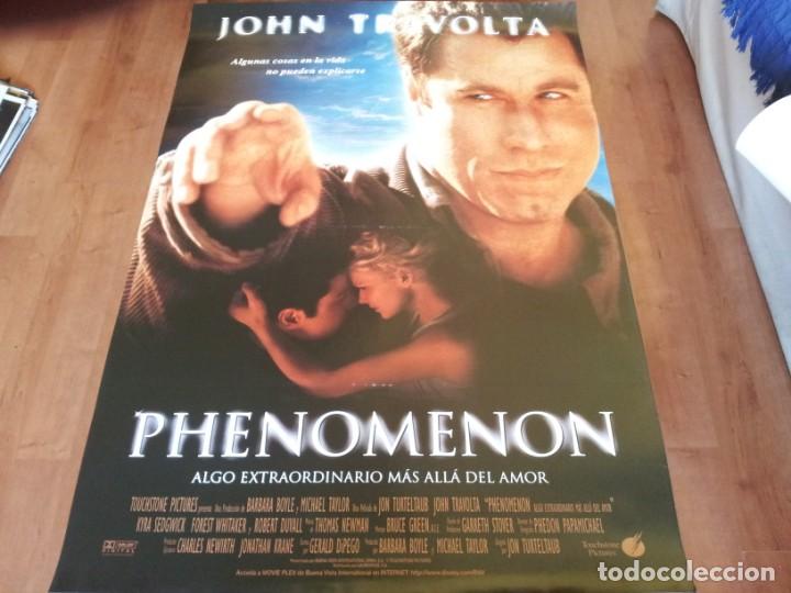 Cinema: Phenomenon - John Travolta,Kyra Sedgwick,Forest Whitaker,R. duvall - poster original buenavista 1996