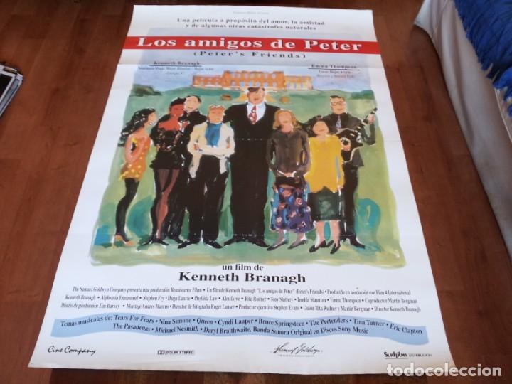 Cinema: Los amigos de Peter - stephen fry,Emma Thompson, Kenneth Branagh - poster original surffilms 1991