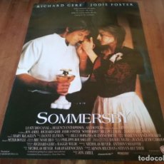 Cine: SOMMERSBY - RICHARD GERE, JODIE FOSTER, BILL PULLMAN, JAMES EARL JONES - POSTER ORIGINAL WARNER 1992