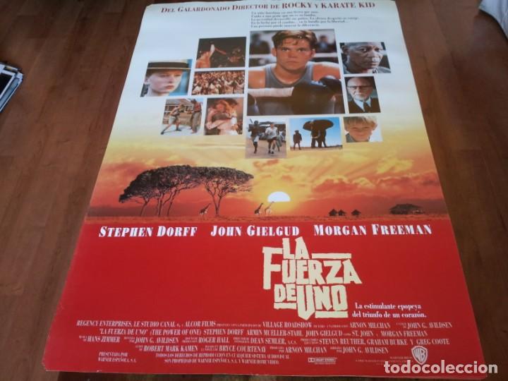 Cinema: La fuerza de uno - Stephen Dorff, Armin Mueller-Stahl, Morgan Freeman - poster original warner 1992