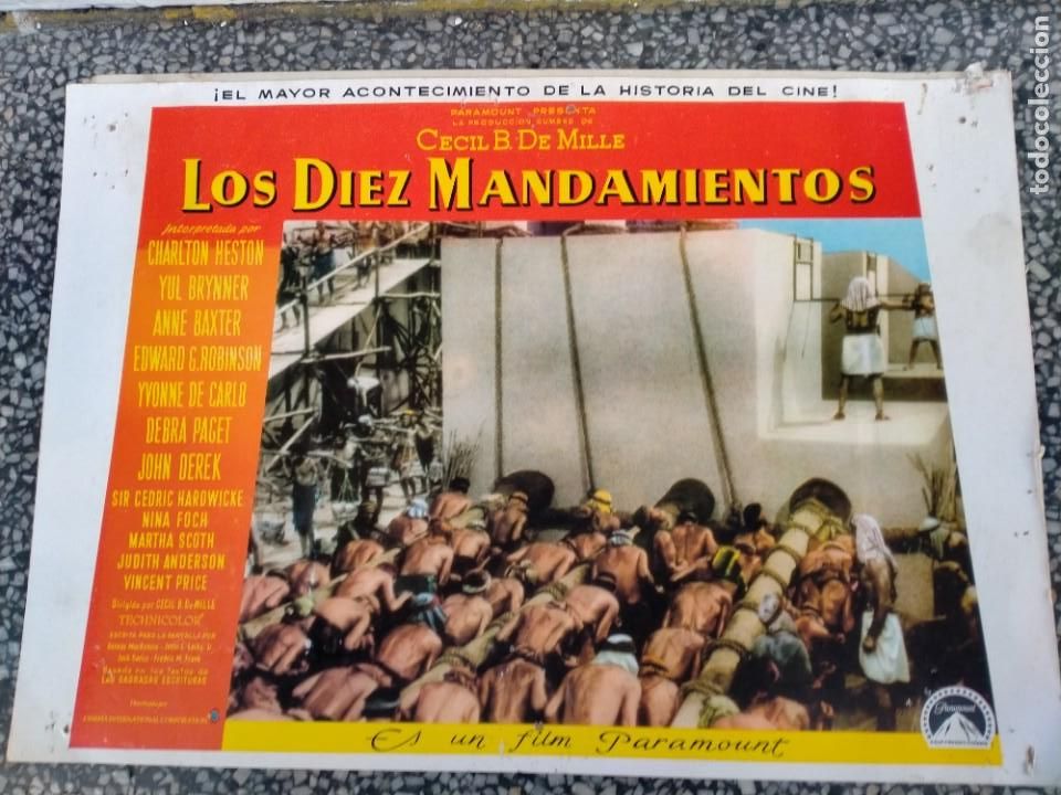 Cinema: CARTEL DE CINE LOBBY CARDS LOS D&Iacute;EZ MANDAMIENTOS