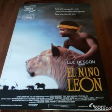 Cine: EL NIÑO LEON - TAGBE, MATHURIN SINZE, SOULEYMAN KOLY - POSTER ORIGINAL LAUREN AÑO 1993