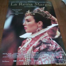 Cine: LA REINA MARGOT - ISABELLE ADJANI,DANIEL AUTEUIL, MIGUEL BOSE - POSTER ORIGINAL WARNER 1994