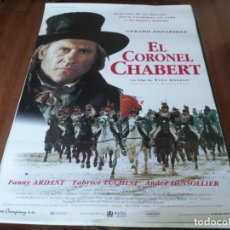 Cine: EL CORONEL CHABERT - GÉRARD DEPARDIEU,FANNY ARDANT,FABRICE LUCHINI POSTER ORIGINAL CINECOMPANY 1994