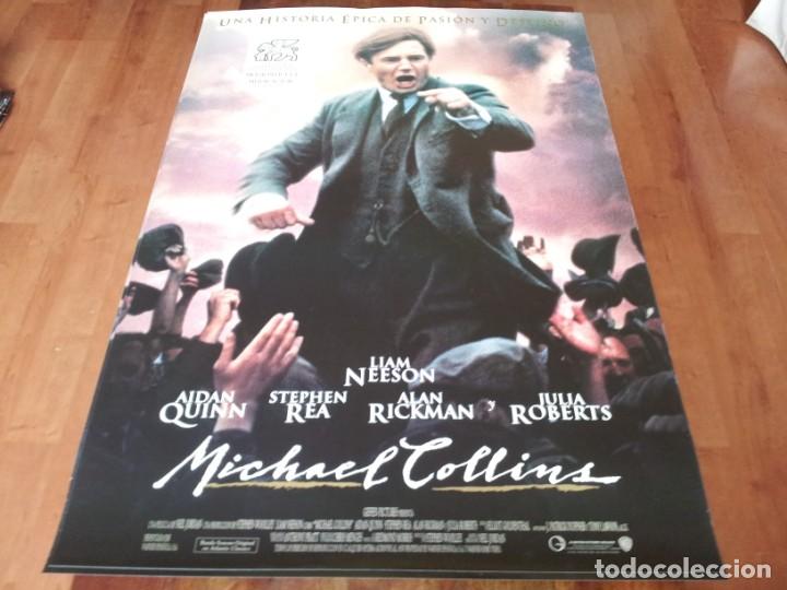 Cinema: Michael Collins - Liam Neeson, Aidan Quinn, Stephen Rea - poster original warner 1996