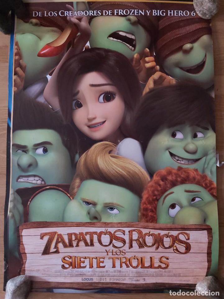 Cinema: Zapatos rojos y los siete trolls - aprox 70x100 Cartel ORIGINAL cine (L81)