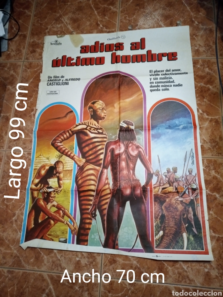 Cine: Adi&oacute;s al &uacute;ltimo hombre P&oacute;ster original - Foto 1
