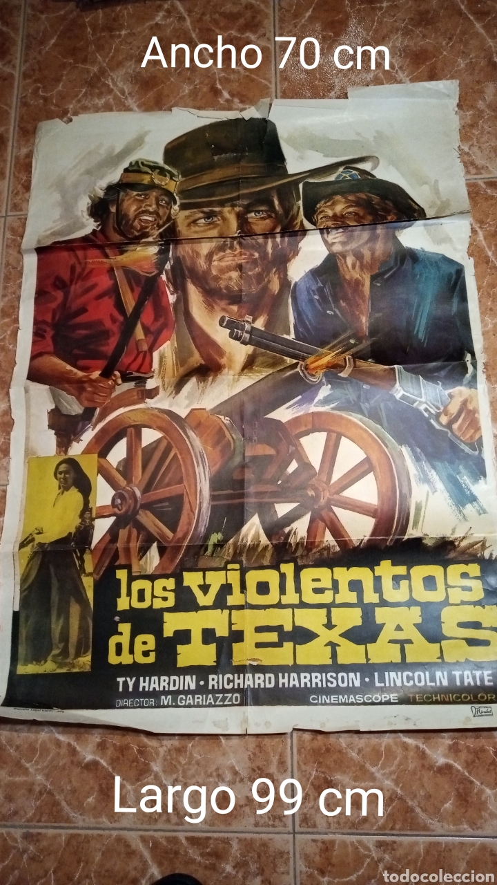 Cine: Los violentos de Texas p&oacute;ster original - Foto 1