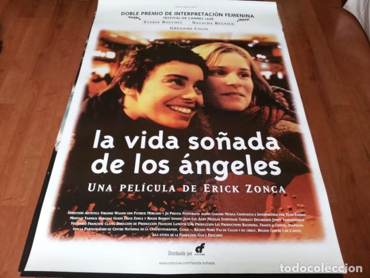 Cinema: La vida so&ntilde;ada de los &aacute;ngeles - Elodie Bouchez, Natacha R&eacute;gnier - poster original alta films 1998