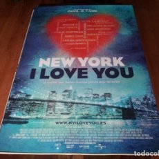Cine: NEW YORK, I LOVE YOU - BRADLEY COOPER, HAYDEN CHRISTENSEN, A.GARCÍA - POSTER ORIGINAL UNIVERSAL 2009