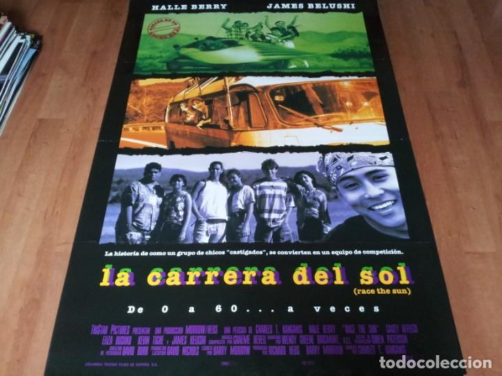 Cinema: La carrera del Sol - Halle Berry, James Belushi, Bill Hunter - poster original columbia 1996