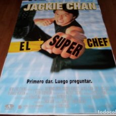 Cine: EL SUPER CHEF - JACKIE CHAN, RICHARD NORTON, MIKI LEE, KAREN MCLYMONT - POSTER ORIGINAL AURUM 1997