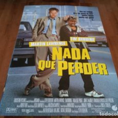 Cine: NADA QUE PERDER - TIM ROBBINS, MARTIN LAWRENCE - POSTER ORIGINAL BUENAVISTA 1997. Lote 236942670
