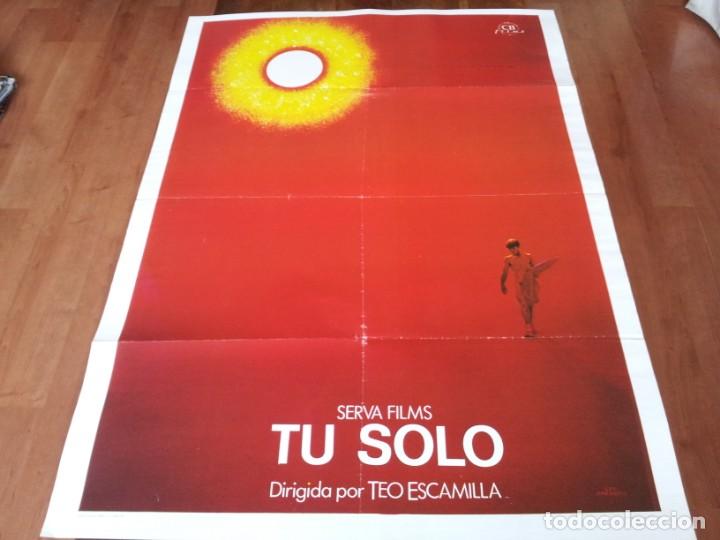 Cinema: T&uacute; solo - Jos&eacute; Moratalla, Lucio Sand&iacute;n, El Chino Torero - poster original cb films 1984 toros