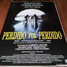 Cine: PERDIDO POR PERDIDO - RICARDO DARIN, ENRIQUE PINTI, CAROLINA PAPALEO - POSTER ORIGINAL VHERO 1993