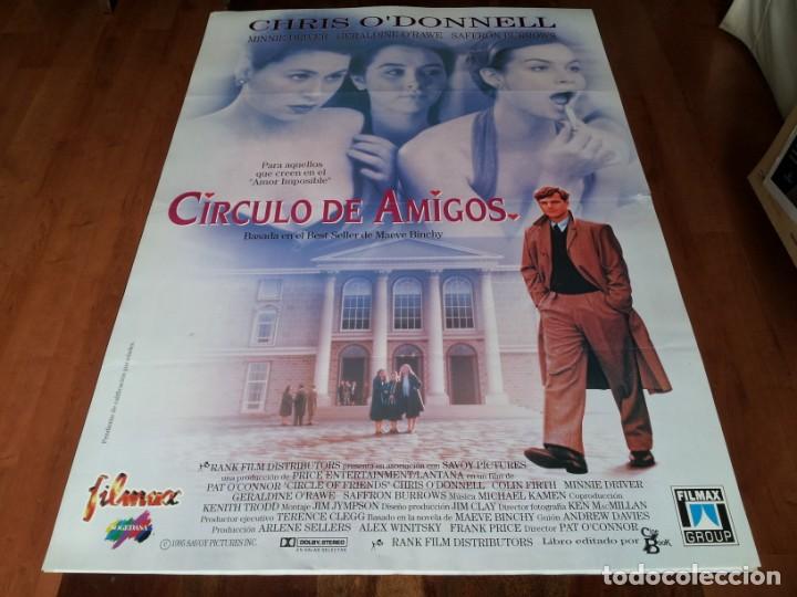 Cinema: Circulo de Amigos - Chris O'Donnell, Minnie Driver, Saffron Burrows - poster original rank 1994